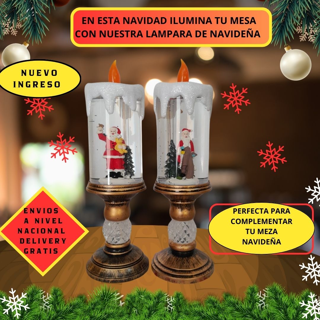 LAMPARAS NAVIDEÑAS LED EN FORMA DE VELAS