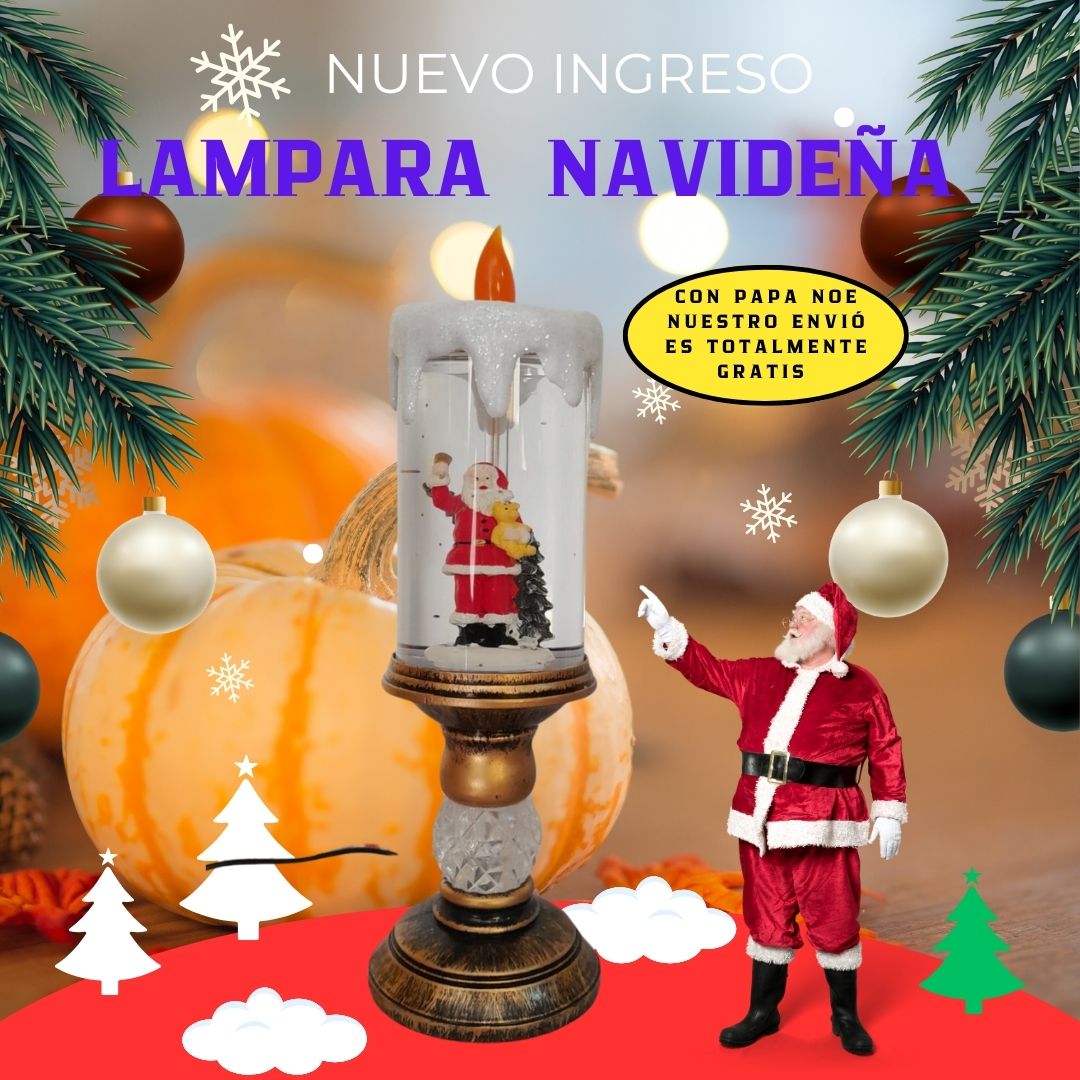 LAMPARAS NAVIDEÑAS LED EN FORMA DE VELAS